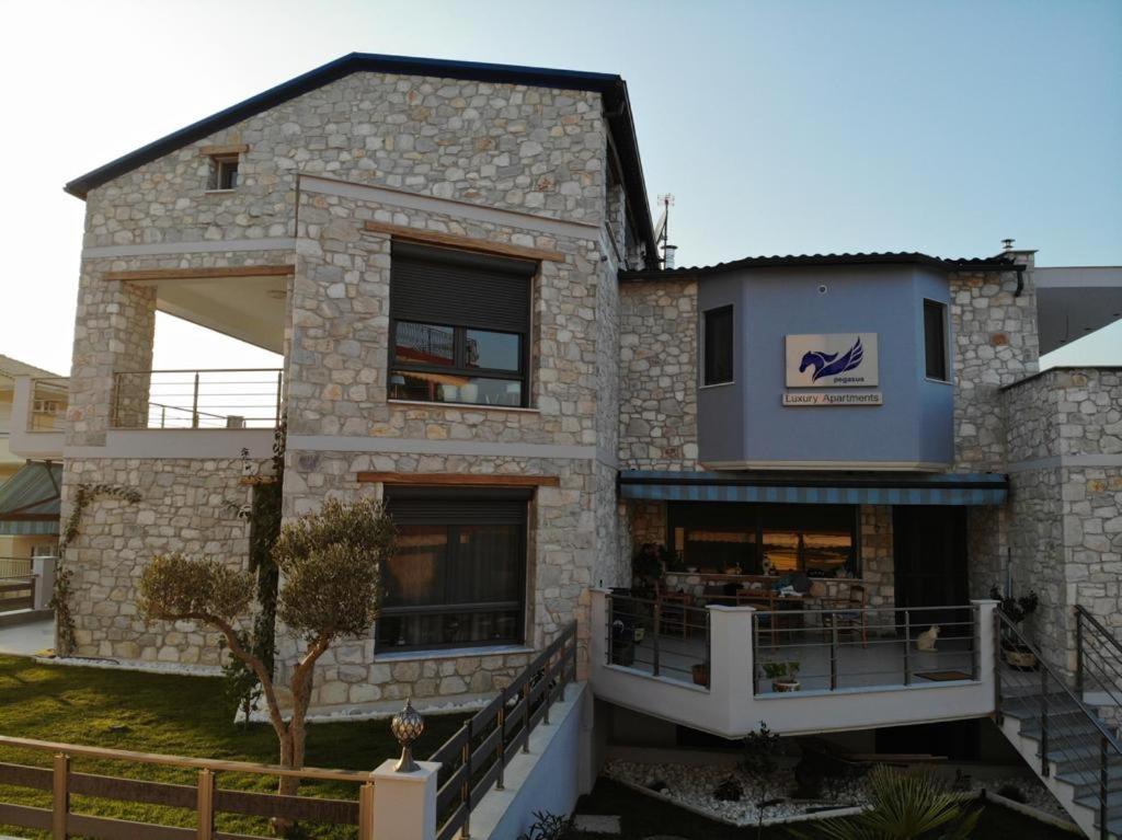 Pegasus Sea View Luxury Apartments Vrasná Exterior foto